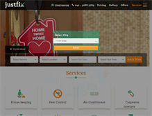 Tablet Screenshot of justfix.com